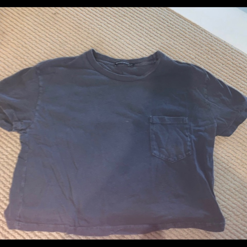 black/navy  cropped brandy oversized shirt